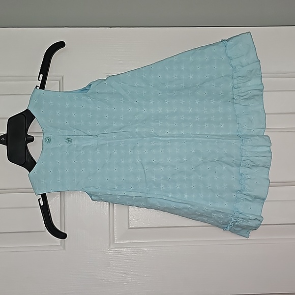 B.T. Kids Light Blue Embroidered Dress Kid Size 3T - Picture 8 of 11